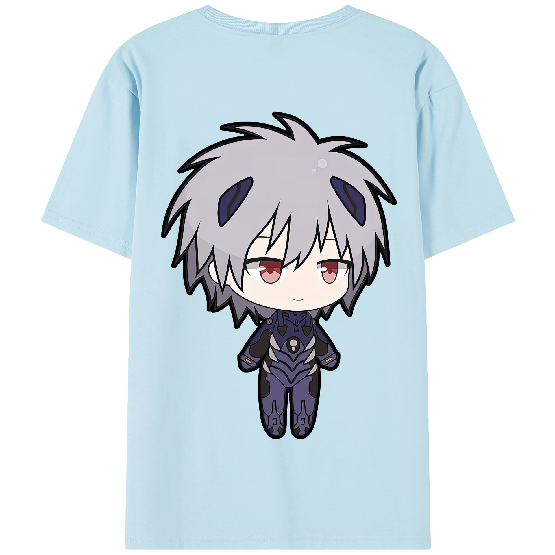 （画像用） EVA 新世紀エヴァンゲリオン 綿100％半袖Tシャツ（背面プリント）